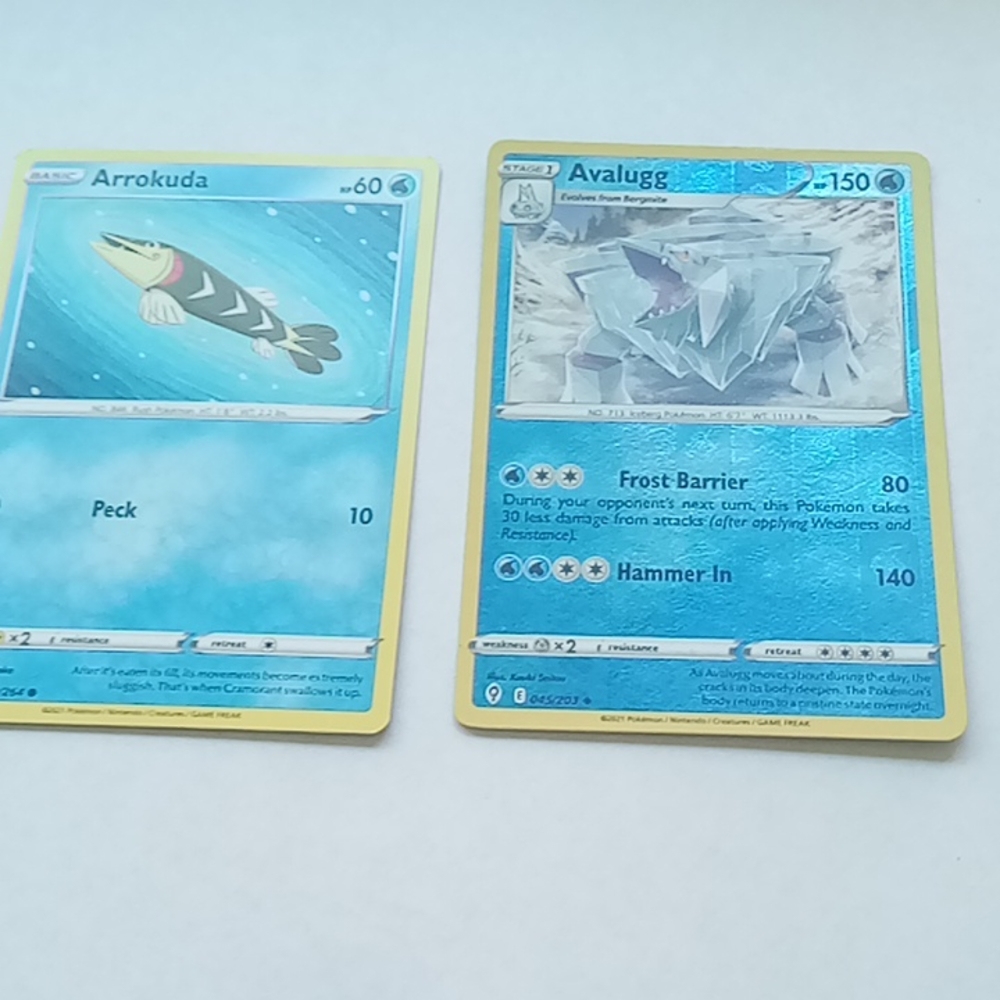 Pokemon cards blue